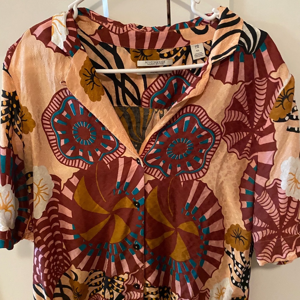 scotch and soda Sunray top XL